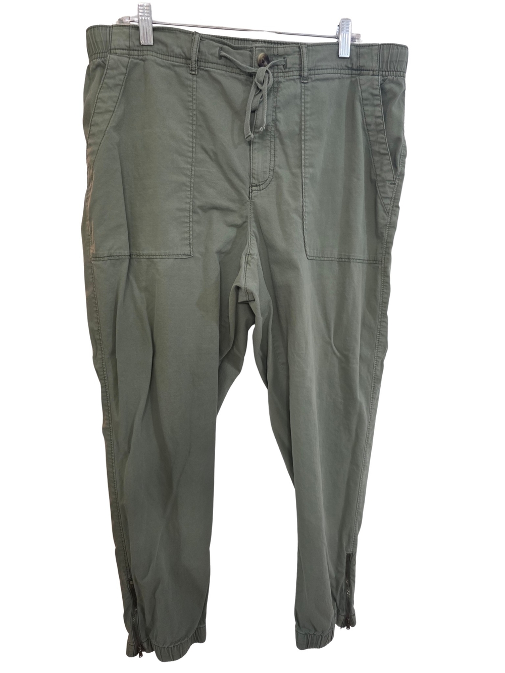 Sonoma Olive Drawstring Cargo Joggers